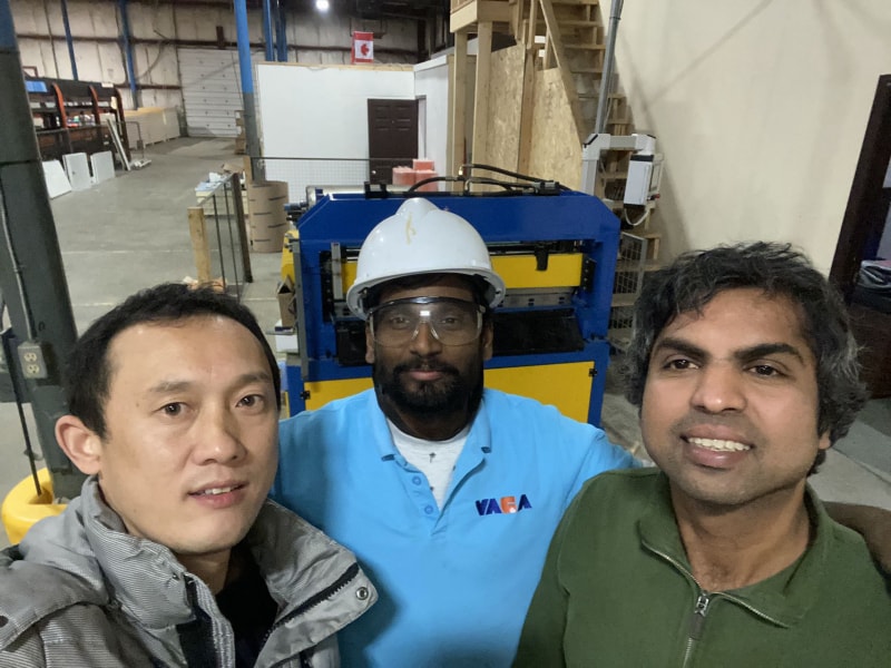 中拓冷彎聚氨酯復(fù)合板底板機(jī)設(shè)備 成功交付巴西 助力客戶生產(chǎn)升級